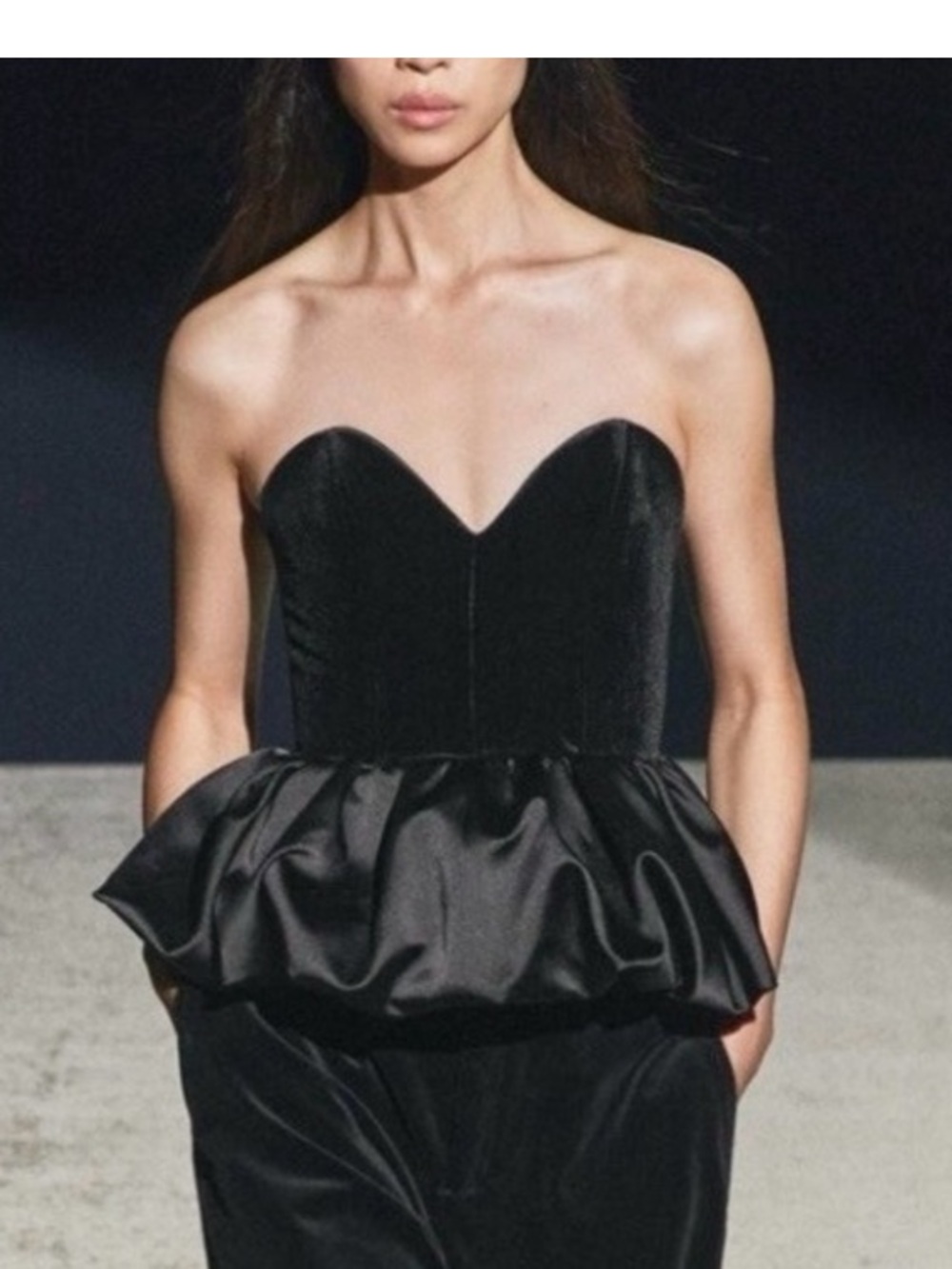 Zara strapless